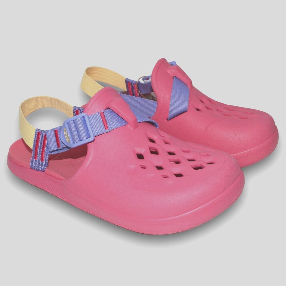 Chaco Chillos Clog Girls Size 5 Rose Pink Water Shoes NWOB